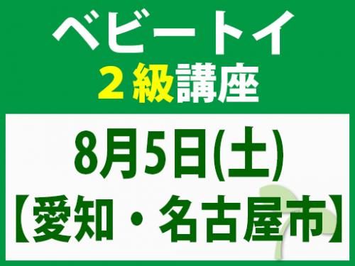 【愛知・名古屋市】8月5日(土) ベビートイ2級講座